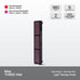 Kivo THREE Series - Medium Red Light Therapy Panel