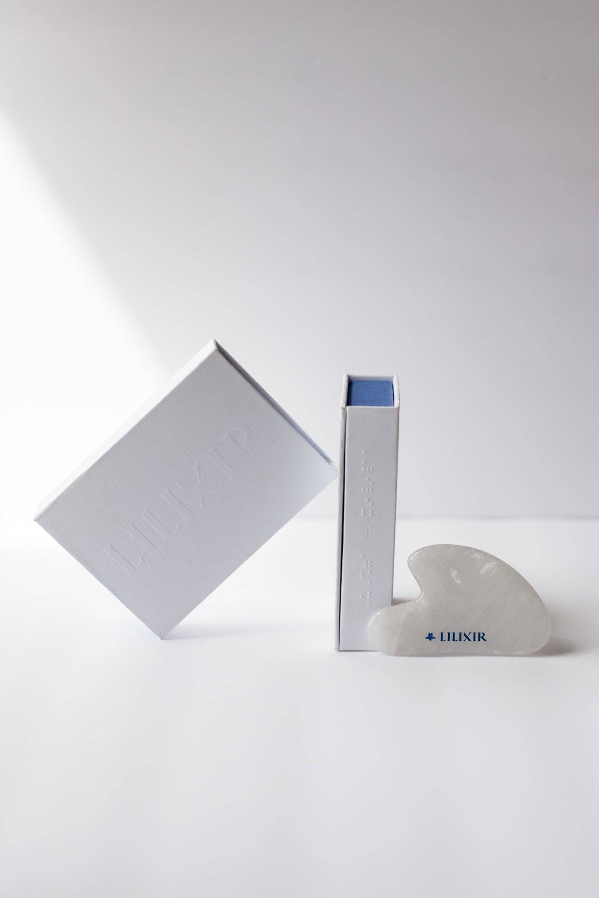 White Crystal Gua Sha Acupressure Tool