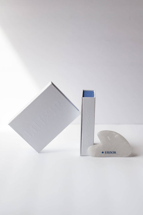 White Crystal Gua Sha Acupressure Tool