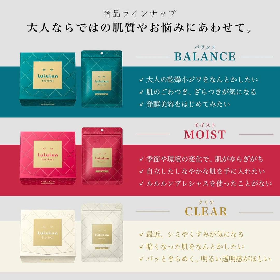 LuLuLun Precious Red Facial Sheet Mask 32 Sheets