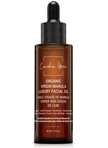 Canadian Grace Virgin Organic Marula Oil - Luxury Facial Oil For Dry, Mature & Stress-Prone Skin