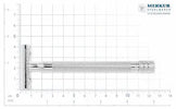 MERKUR 2481 Shaving Kit 3 Piece Safety Razor with Stand in Bright Chrome