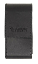Merkur Leather Case empty for Razor and 10 Blades, Black