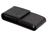 Merkur Leather Case empty for Razor 23001 and 10 Blades, Black