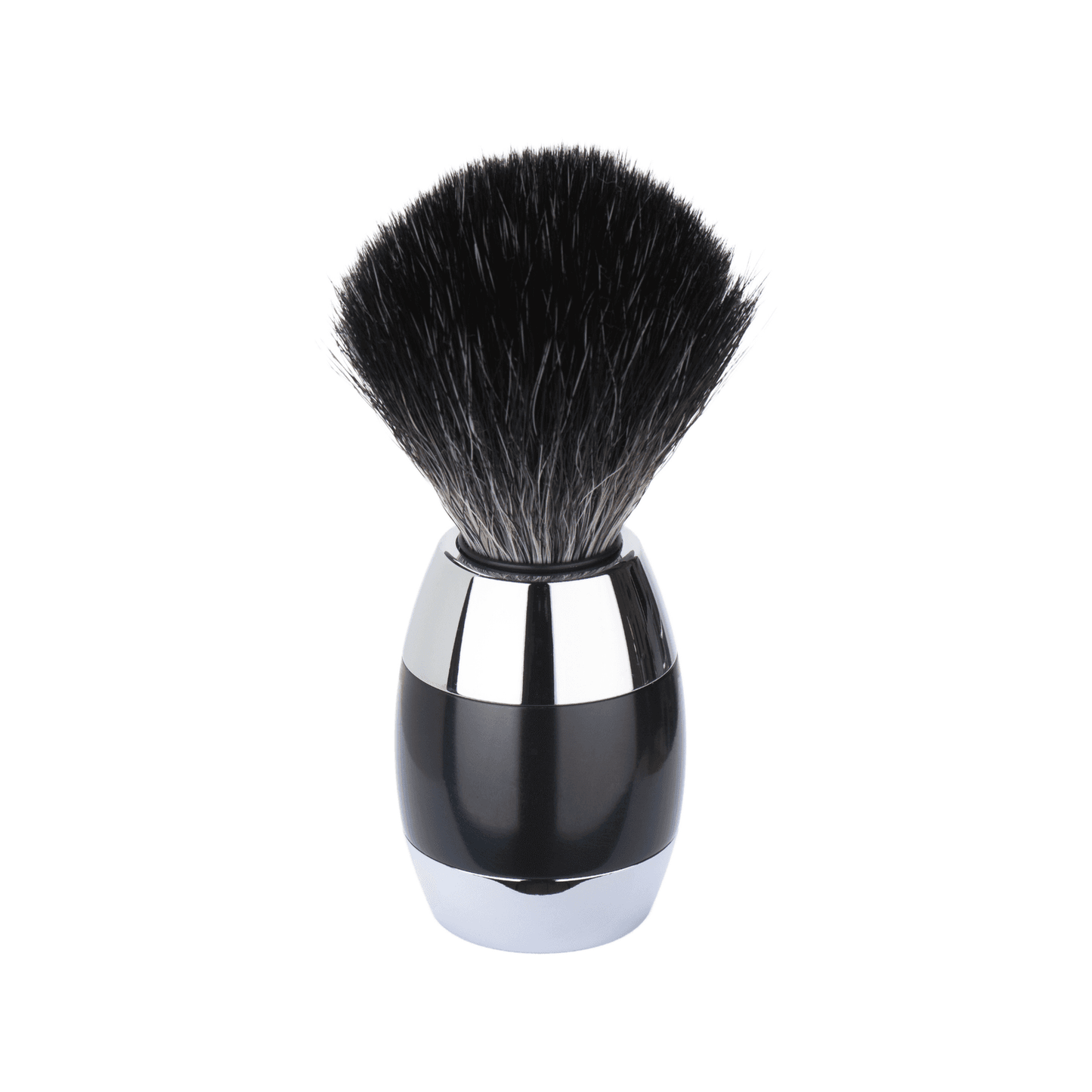 MERKUR Shaving Brush  1201 with Vegan Synthetic Hair in Bright Chrome