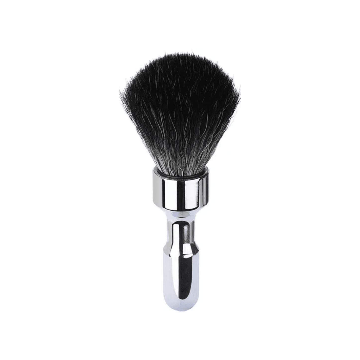 MERKUR Shaving Brush 1701 with Vegan Synthetic Hair in Bright Chrome