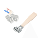 Merkur Corn Razor with White Plastic Handle