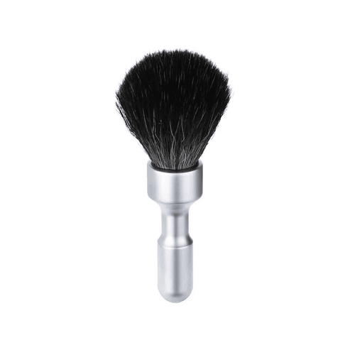 MERKUR Shaving Brush 1700 with Vegan Synthetic Hair in Matt Chrome