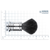 MERKUR Shaving Brush 1381 with Vegan Synthetic Hair in Bright Chrome