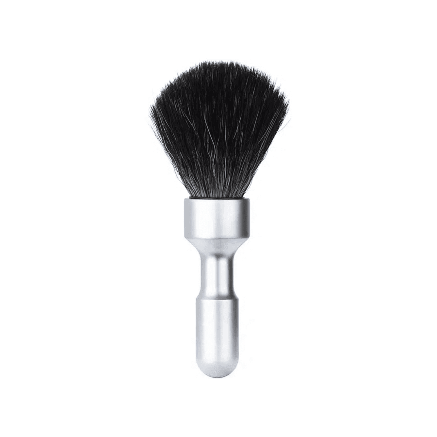 MERKUR Shaving Brush 1700 with Vegan Synthetic Hair in Matt Chrome