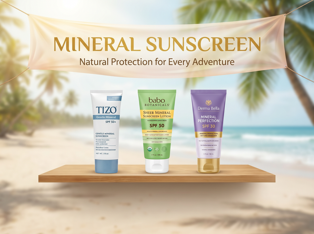 Mineral solkrem for effektiv UV-beskyttelse
