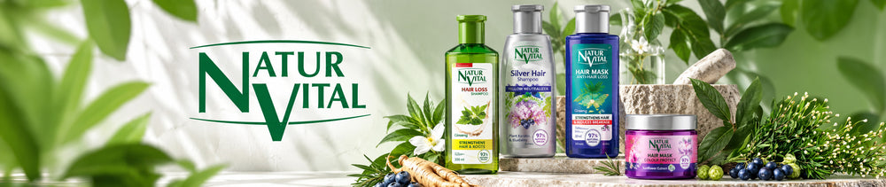 Produits de soins capillaires à base de plantes Natur Vital