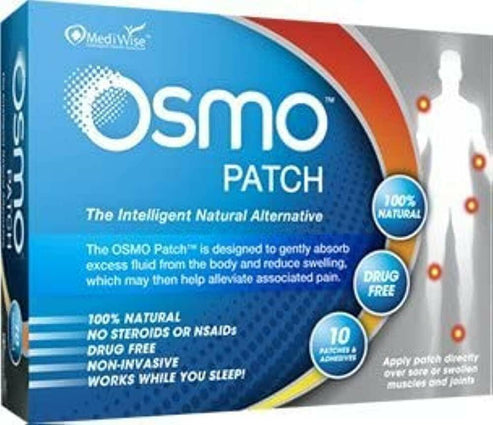 Osmo™ Patch by MediWise™ – Natural Pain & Inflammation Relief Pads | 10 Patches