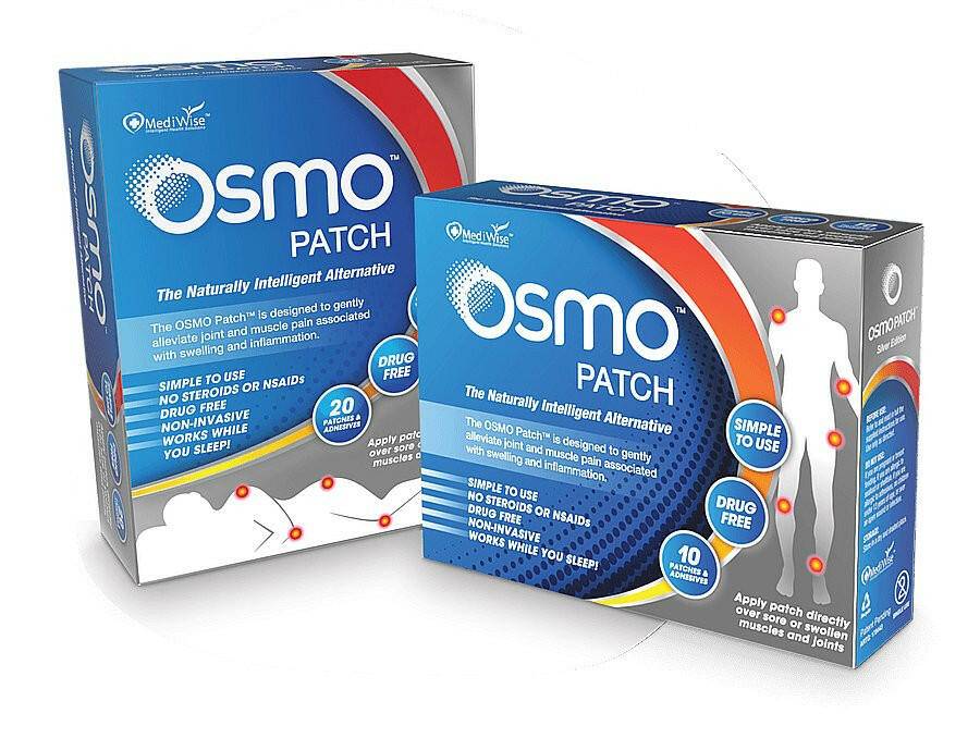 Osmo™ Patch by MediWise™ – Natural Pain & Inflammation Relief Pads | 10 Patches