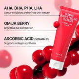 Parnell AHA Omija Ceramic Bubble Peeling Cleanser 180ml