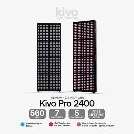 Kivo Pro 2400: Premium Extra Large Red Light Therapy Panel