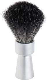 MERKUR Shaving Brush 1100 with Vegan Synthetic Hair in Matt Chrome