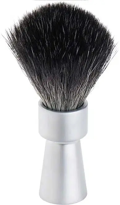 MERKUR Shaving Brush 1100 with Vegan Synthetic Hair in Matt Chrome