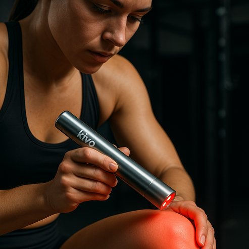 Kivo Pro Red & Blue Light Therapy Flashlight