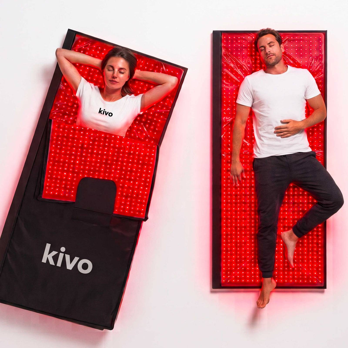 Kivo LightBag™ - Red Light Sleeping Bag + 2 Mat System