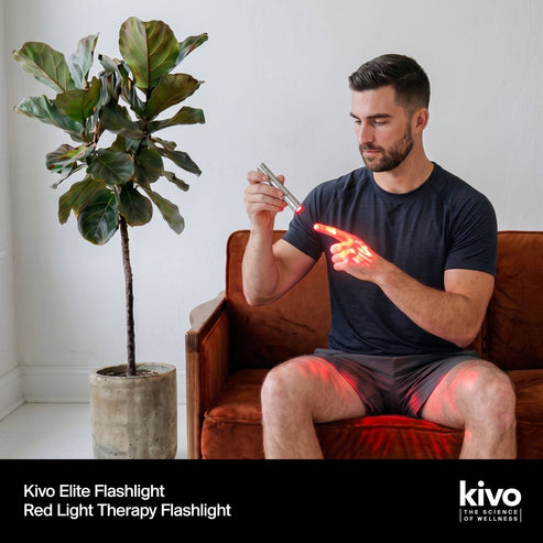 Kivo Red Light Therapy Flashlight