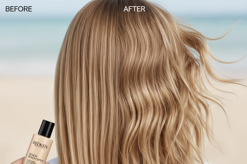Redken Beach Spray – Before/After