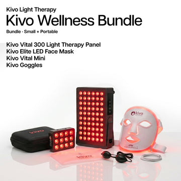 Kivo Wellness Bundle: 300 Series + Mini + Face/Neck/Chest + Googles