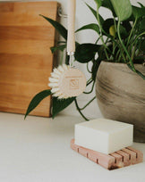 Solid Dish Soap Bar | Bergamot + Lime