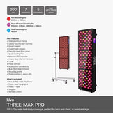Kivo THREE-MAX Series - Medium Wide Red Light Therapy Panel