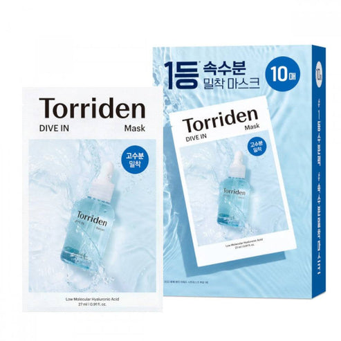 TORRIDEN Dive In Low Molecule Hyaluronic Acid Mask Pack 27ml x 10pcs