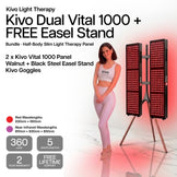 Kivo Vital 1000 Bundle: 2 x Vital 1000 & FREE Easel Stand